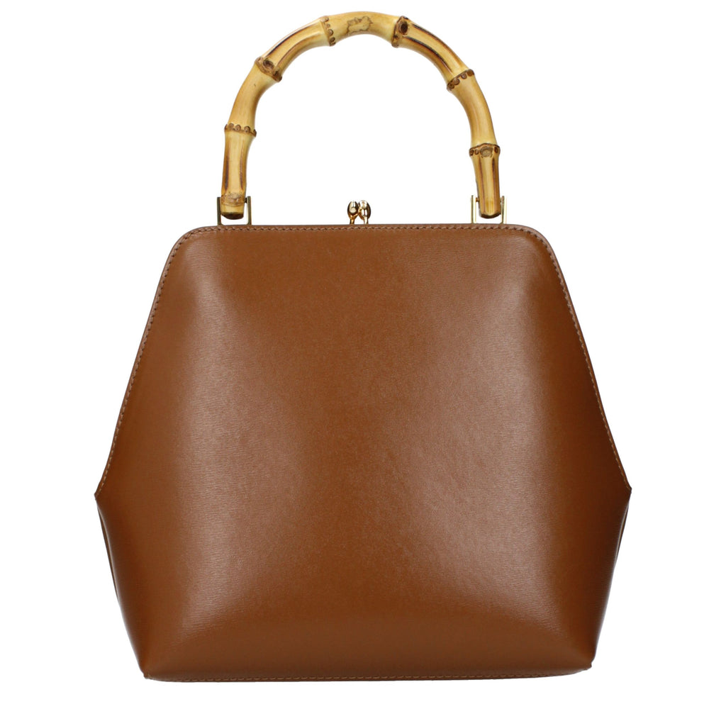 Jil Sander Brown Leather Handbag