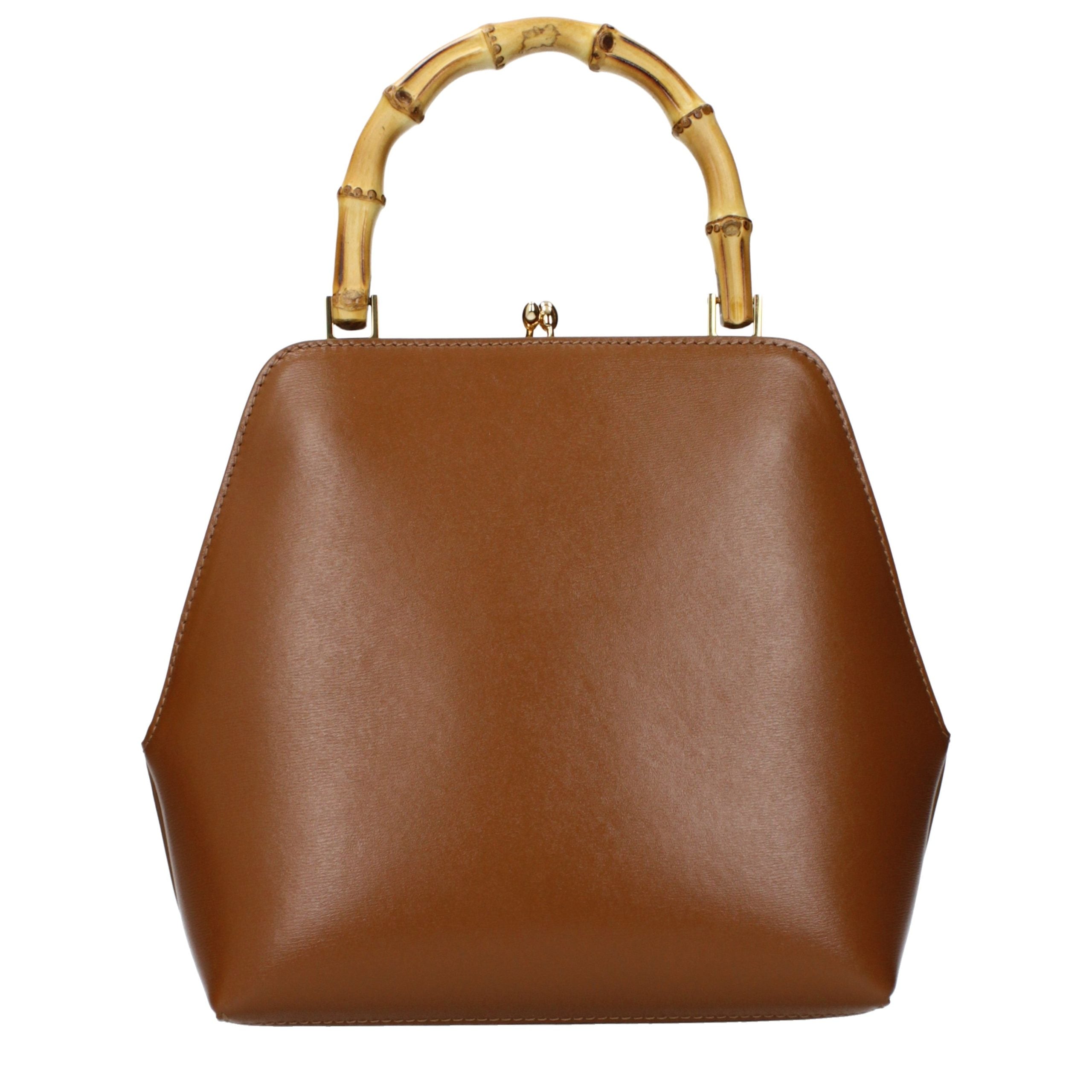 Jil Sander Brown Leather Handbag