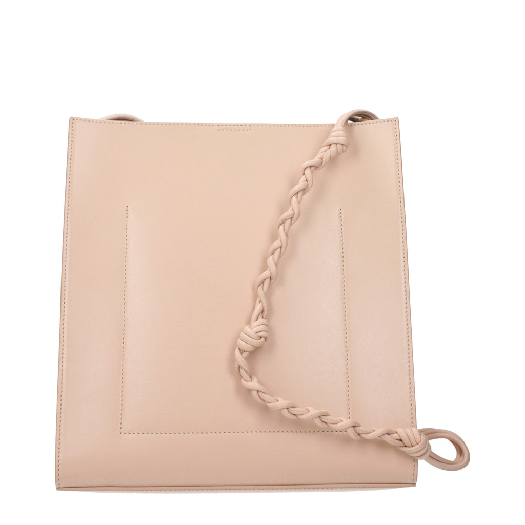Jil Sander Pink Leather Shoulder Bag