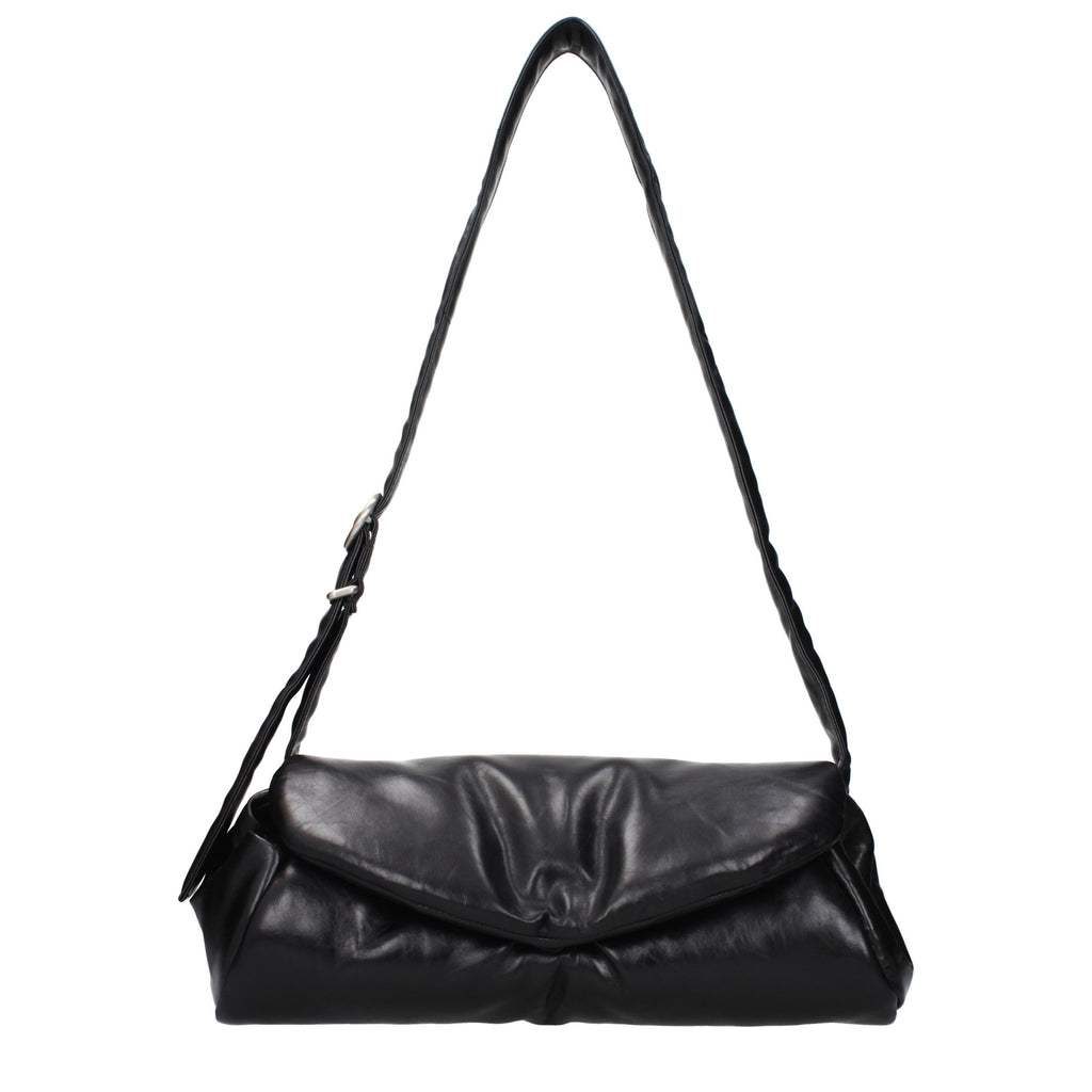 Jil Sander Black Leather Crossbody Bag