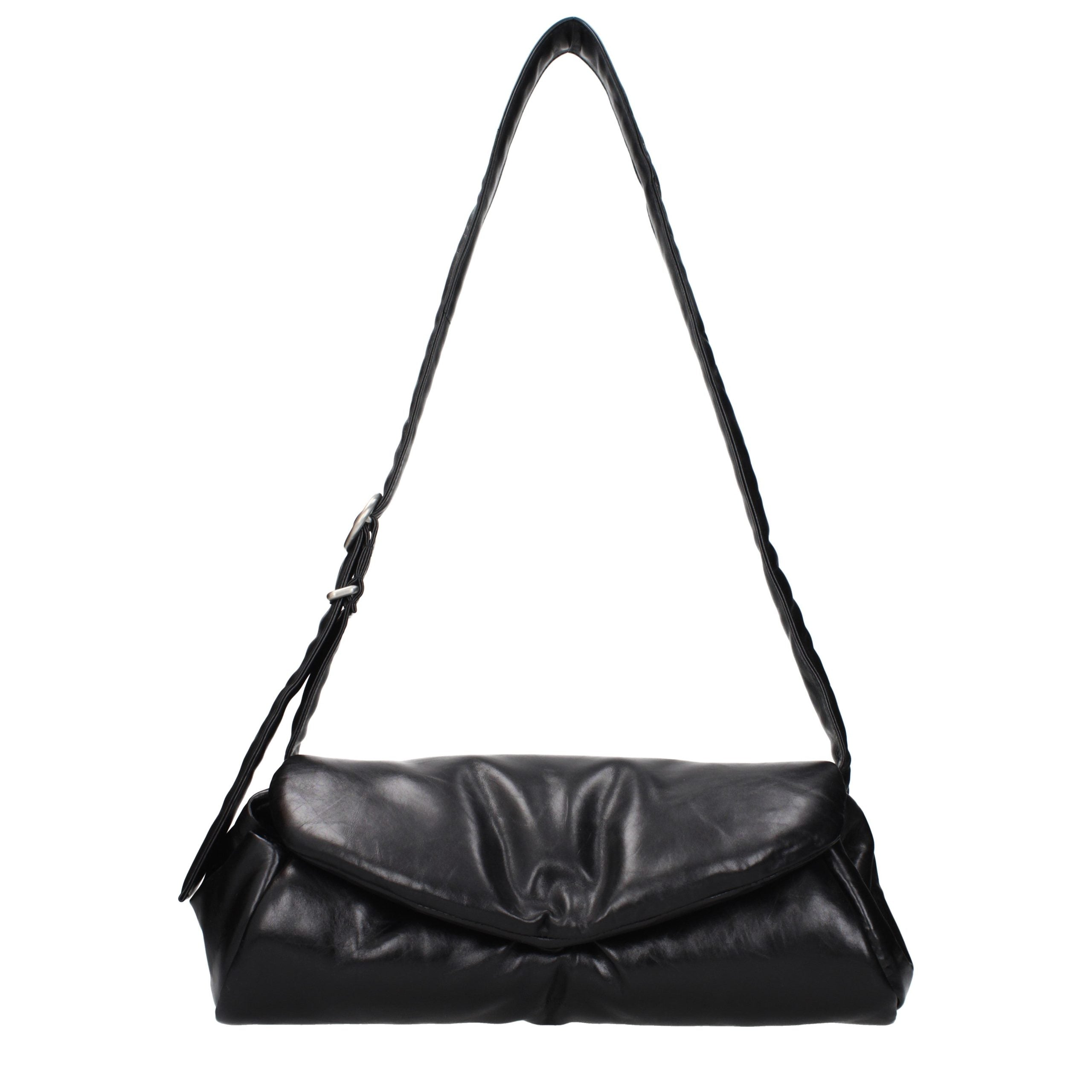 Jil Sander Black Leather Crossbody Bag