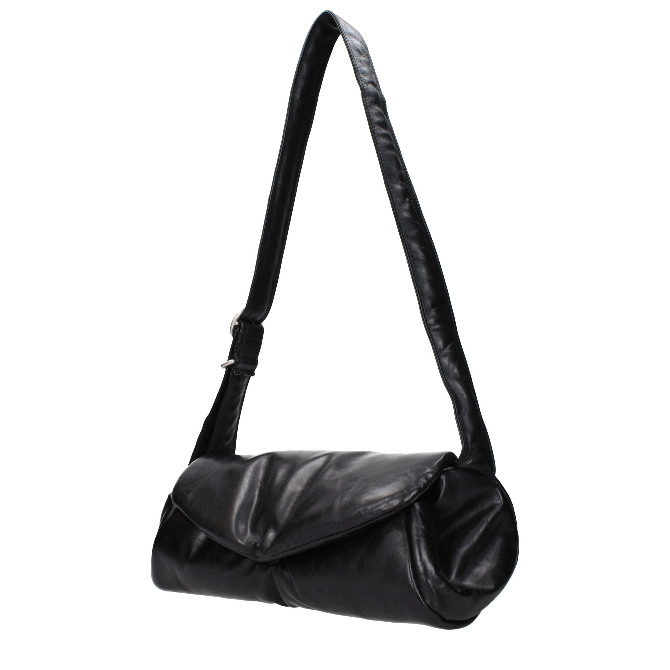 Jil Sander Black Leather Crossbody Bag