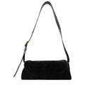 Jil Sander Black Fur Crossbody Bag