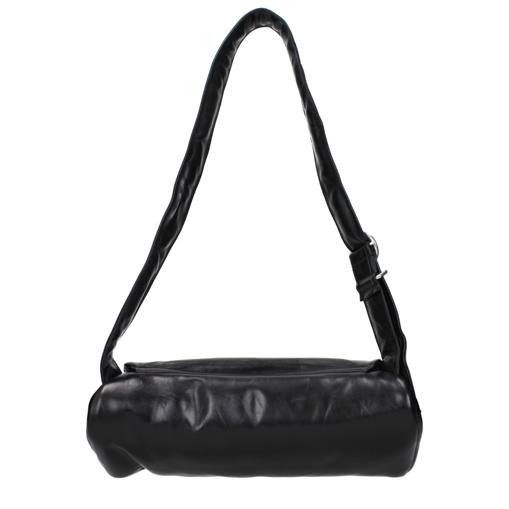 Jil Sander Black Leather Crossbody Bag