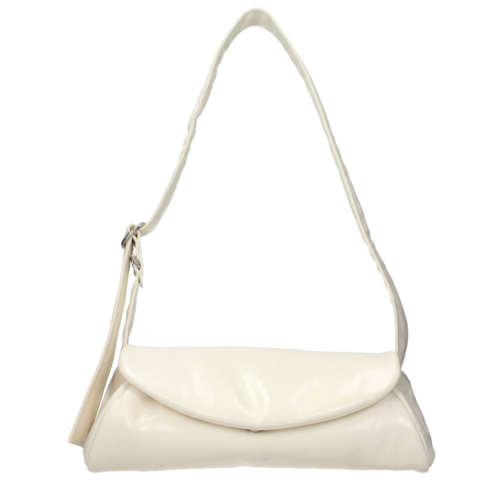 Jil Sander Beige Leather Crossbody Bag