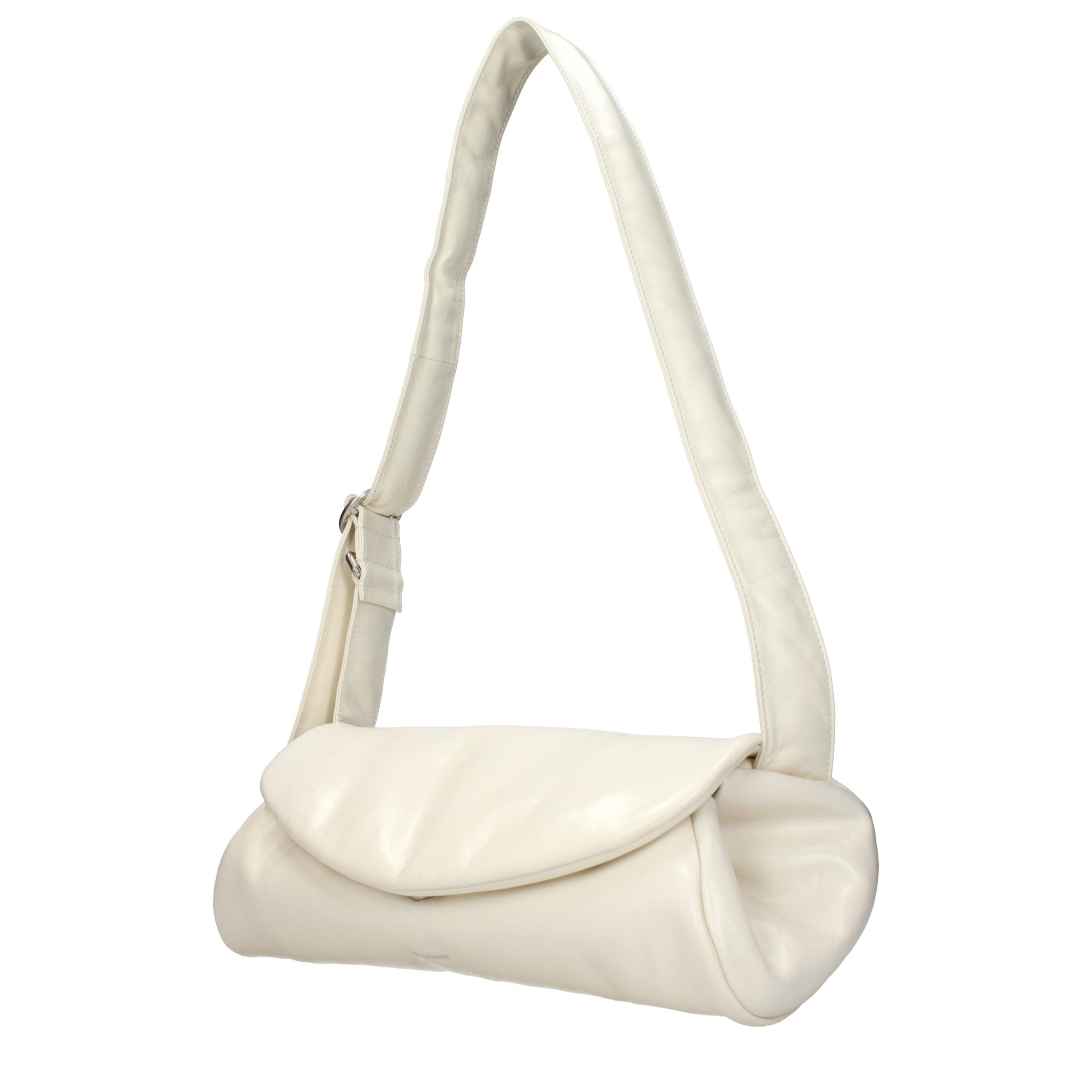 Jil Sander Beige Leather Crossbody Bag
