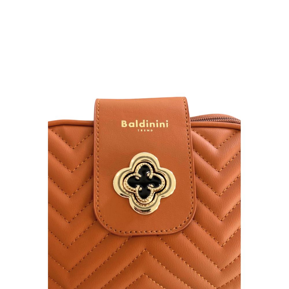Baldinini Trend Brown PU Women Crossbody Bag