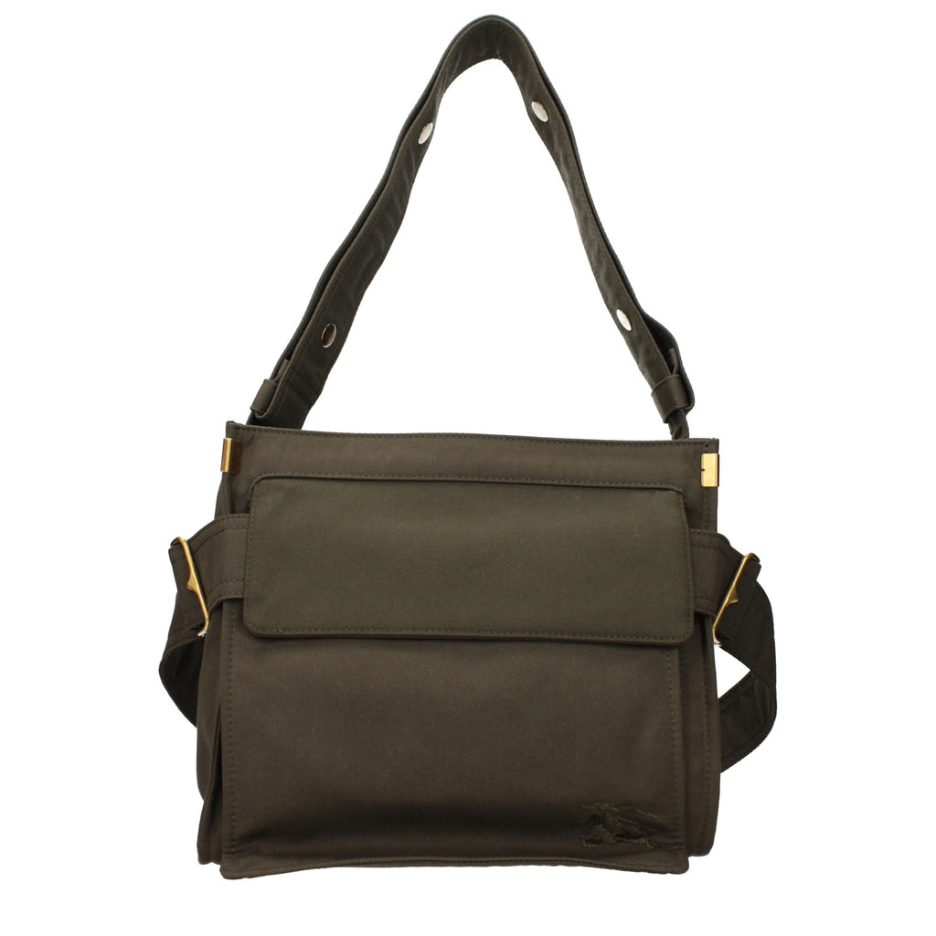 Burberry Green Fabric Shoulder Bag