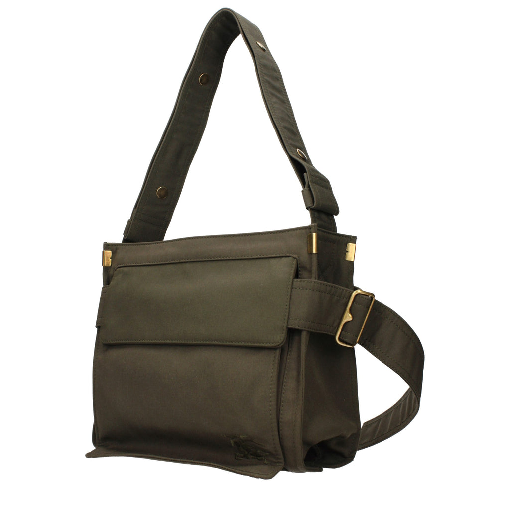 Burberry Green Fabric Shoulder Bag
