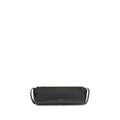 Khaite Black Calf Leather Bos Taurus Clutch Bag