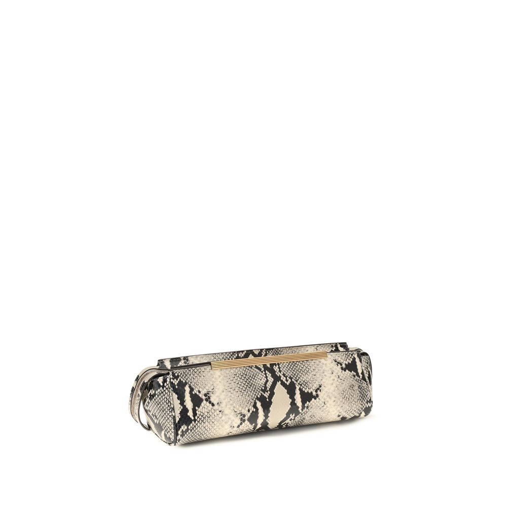 Khaite Multicolor Calf Leather Bos Taurus Clutch Bag