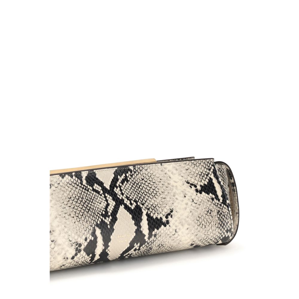Khaite Multicolor Calf Leather Bos Taurus Clutch Bag