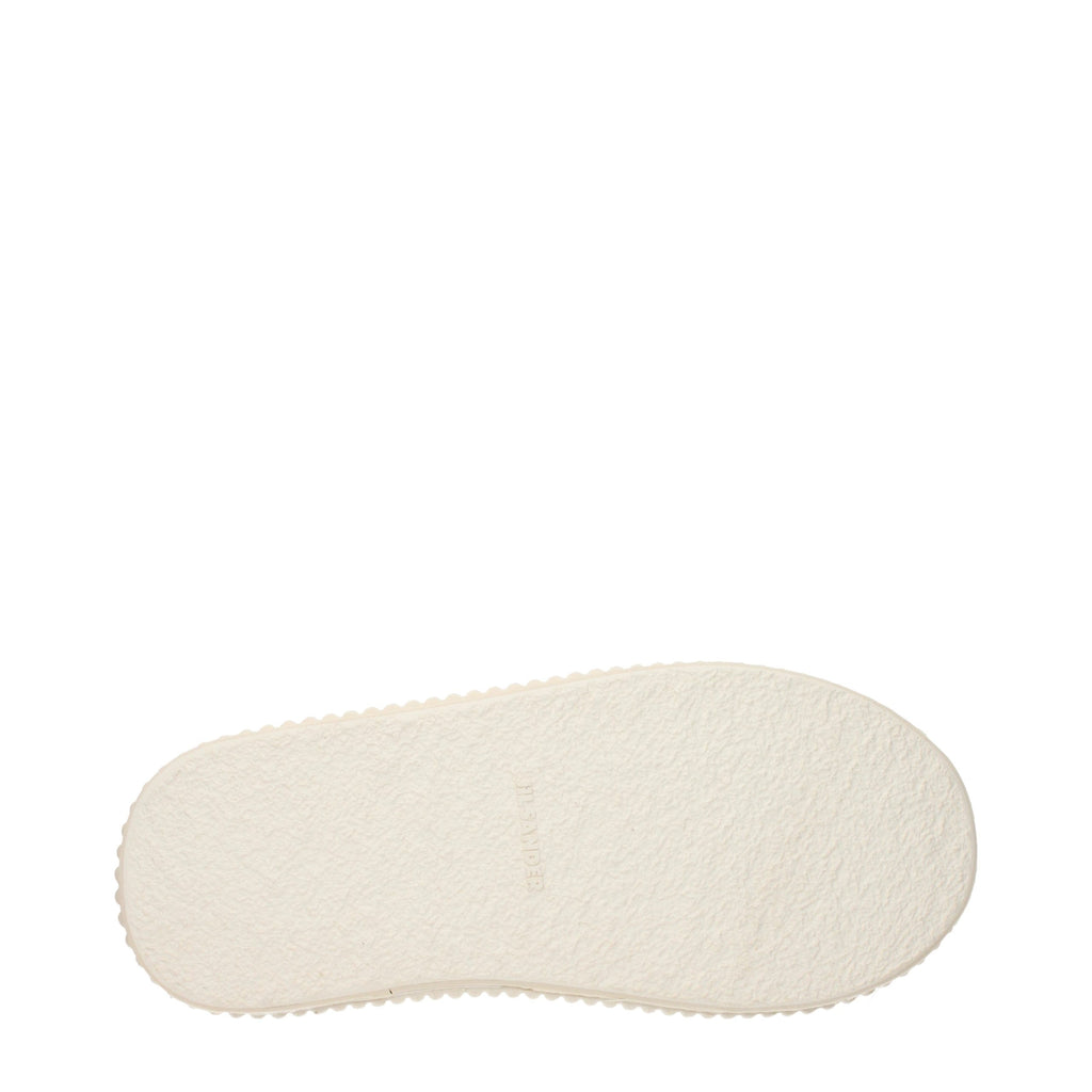Jil Sander White Leather Platform Sneakers