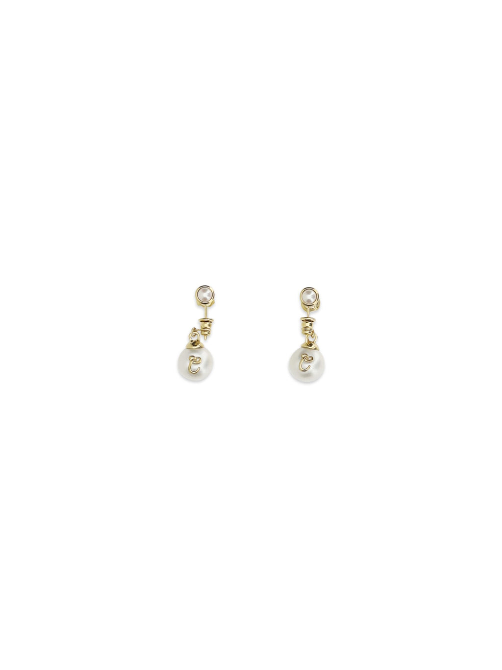 Chloé Gold Metal Earrings