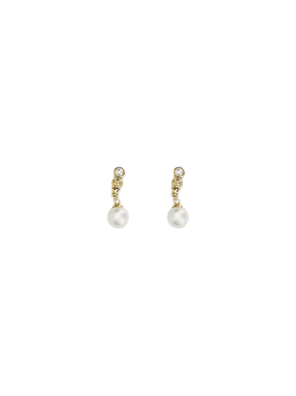 Chloé Gold Metal Earrings