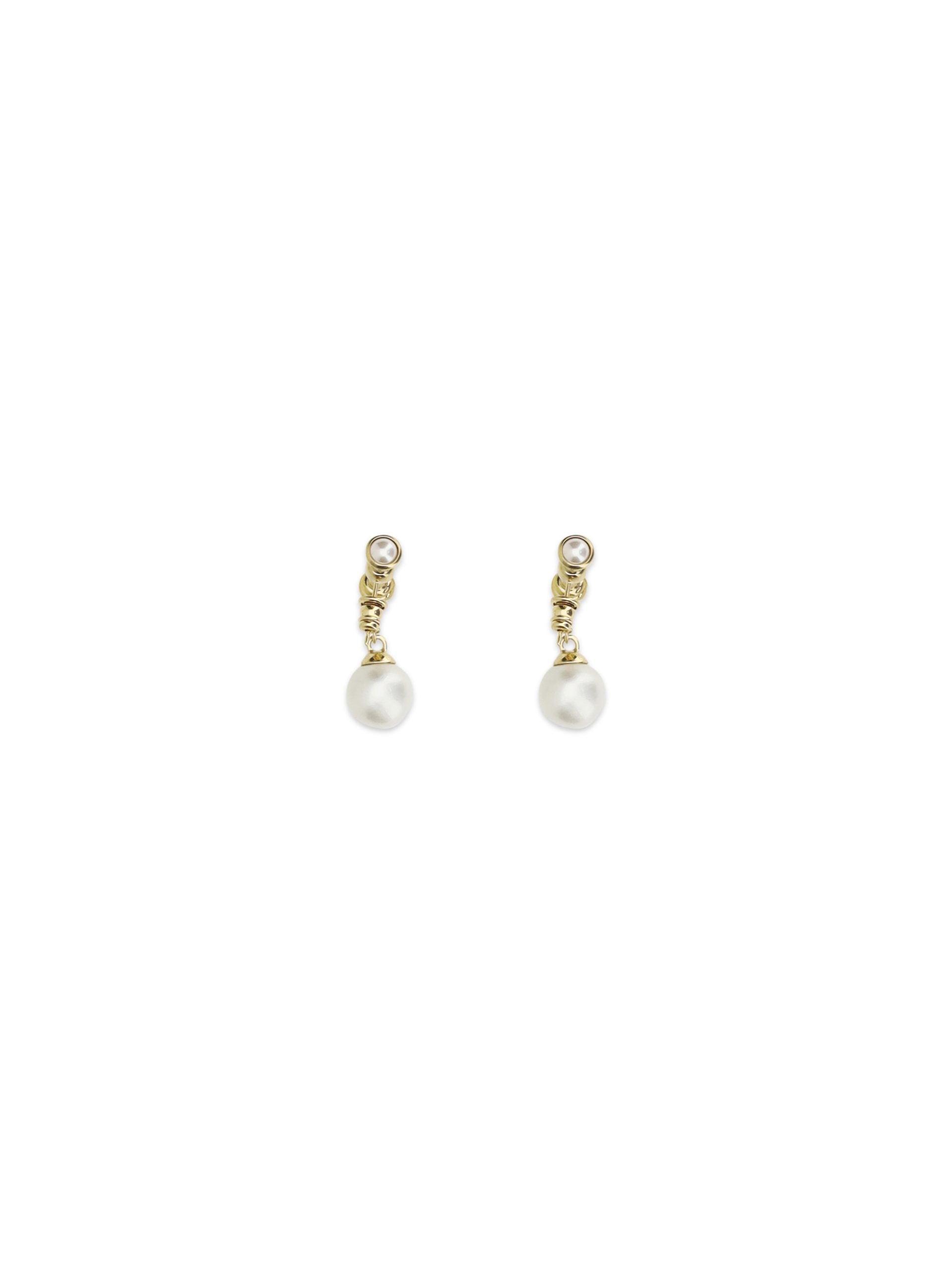 Chloé Gold Metal Earrings