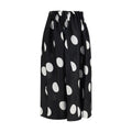 Khaite Black Silk Skirt