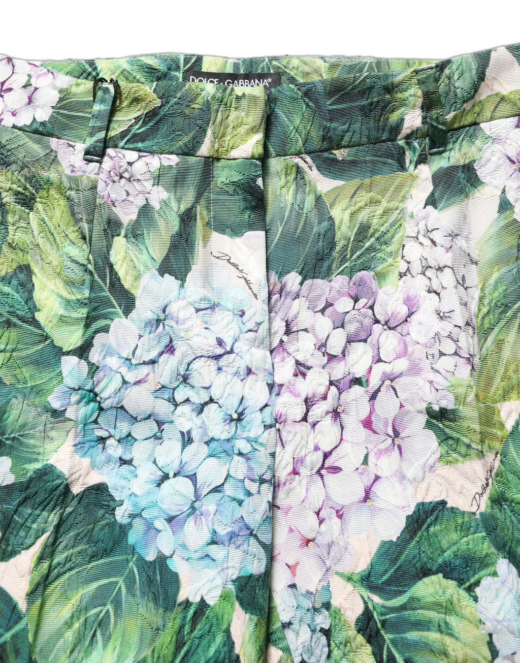 Dolce & Gabbana Multicolor Floral Print Tapered Trouser Pants