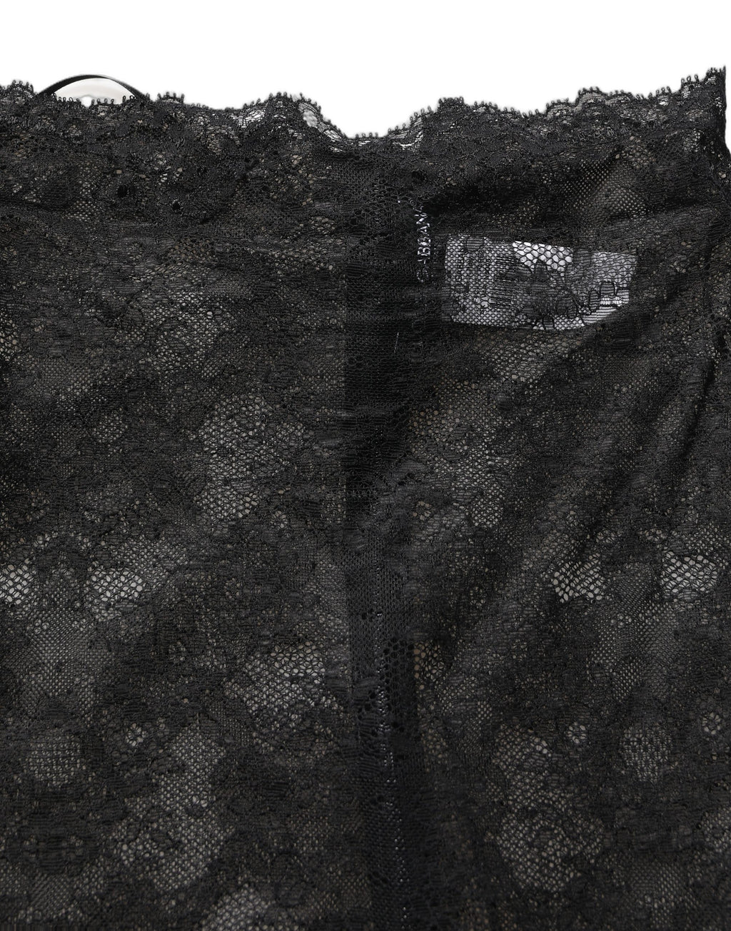 Dolce & Gabbana Black Floral Lace High Waist KneeLength Skirt