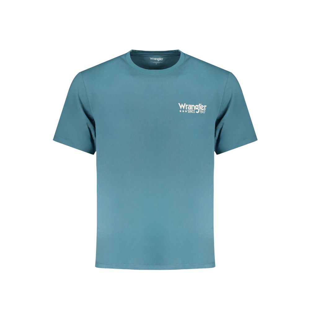 Wrangler Blue Cotton Men's T-Shirt