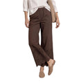 Street One Brown Cotton Casual Pants