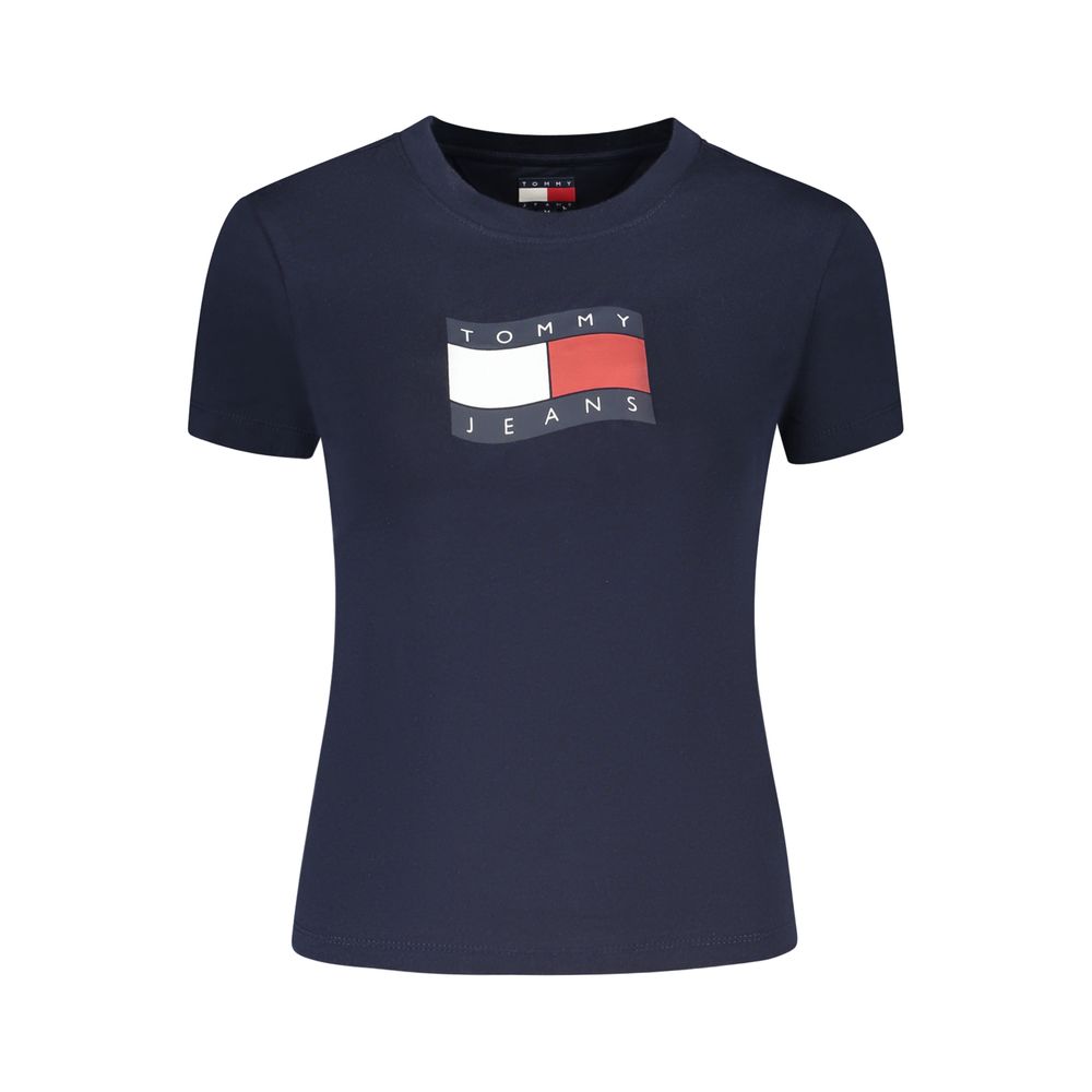 Tommy Hilfiger Blue Cotton Women's T-Shirt