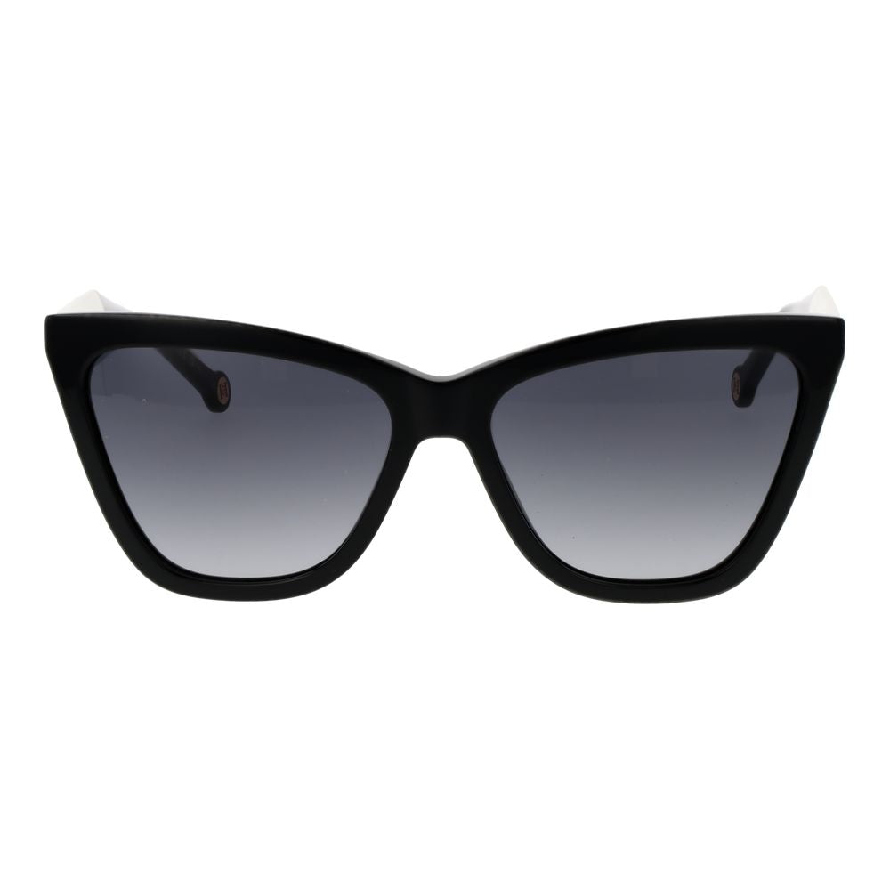 Carolina Herrera Black Acetate Sunglasses
