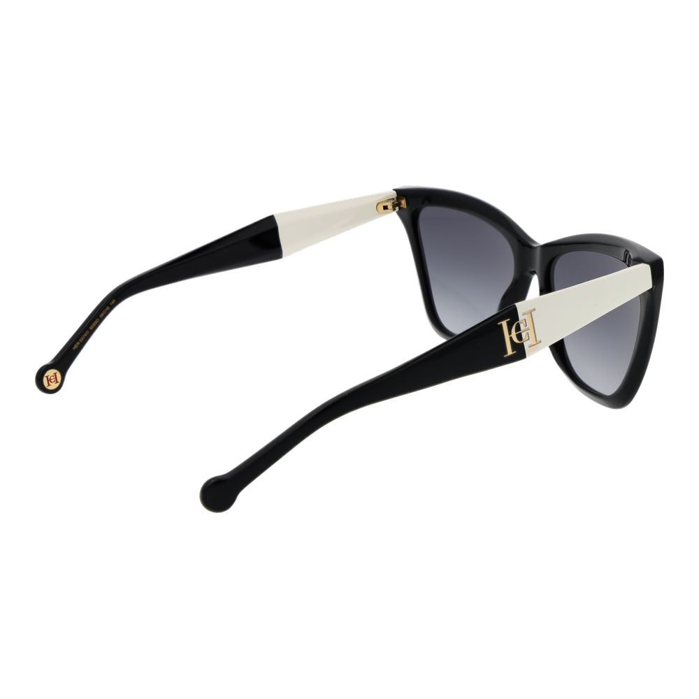 Carolina Herrera Black Acetate Sunglasses