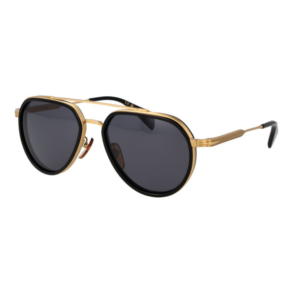 David Beckham Black Metal Sunglasses