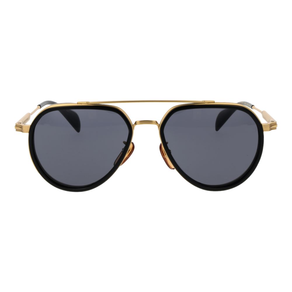 David Beckham Black Metal Sunglasses