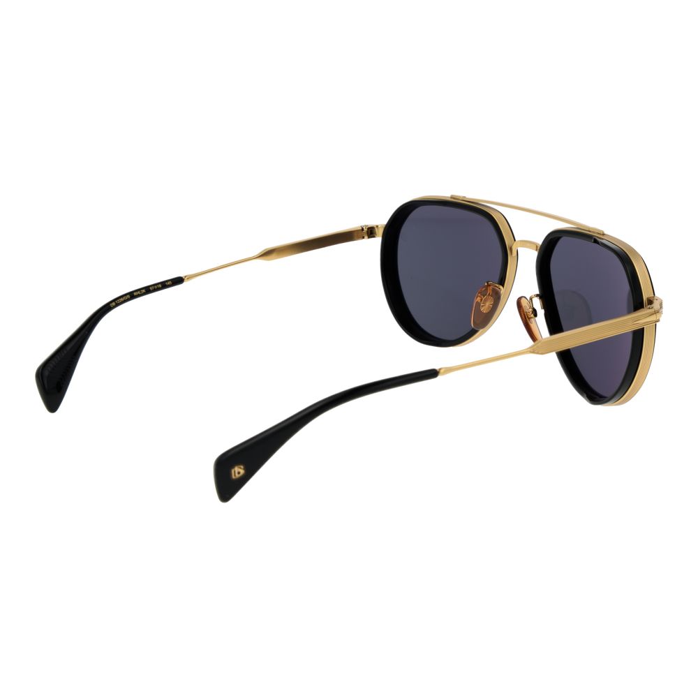 David Beckham Black Metal Sunglasses