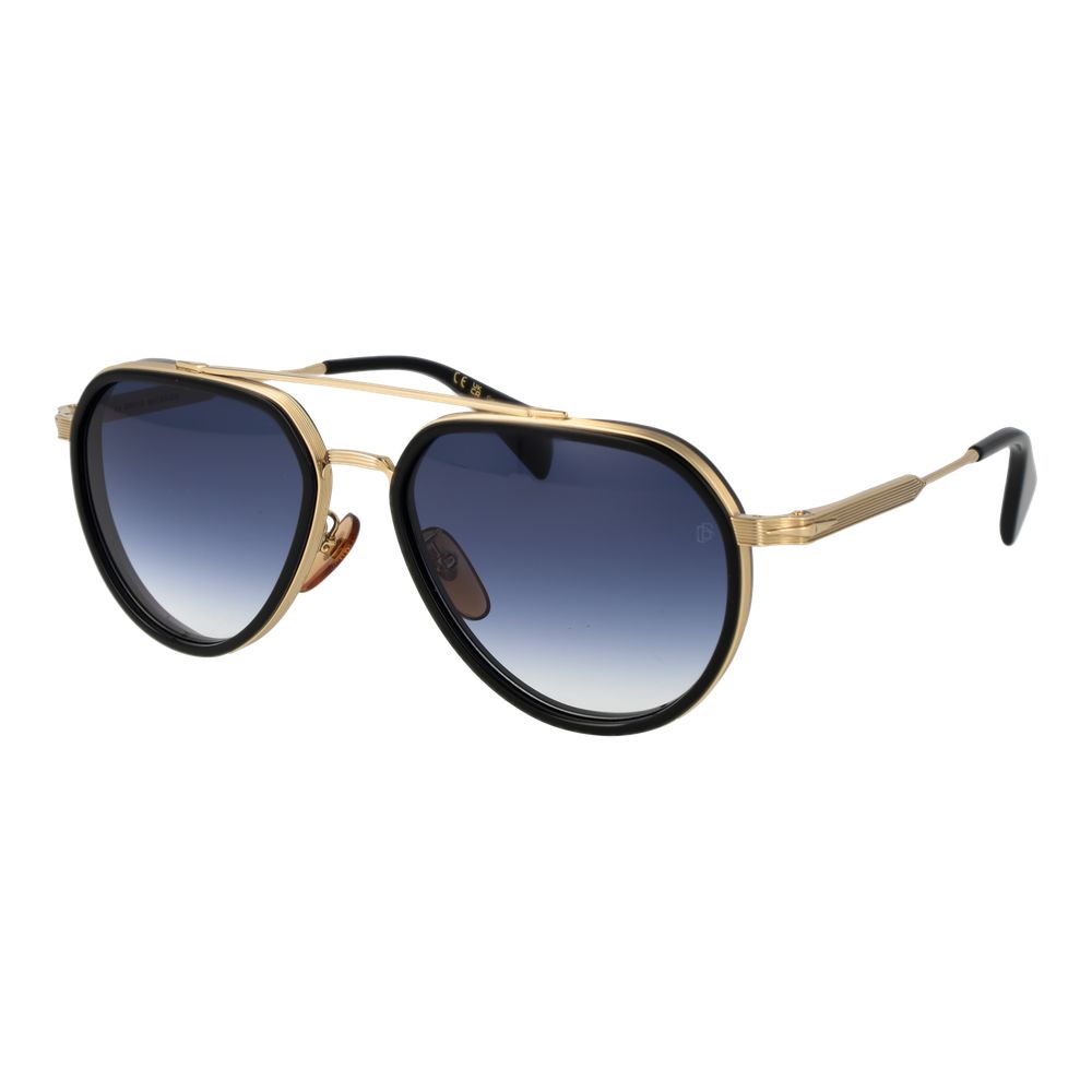 David Beckham Black Metal Sunglasses