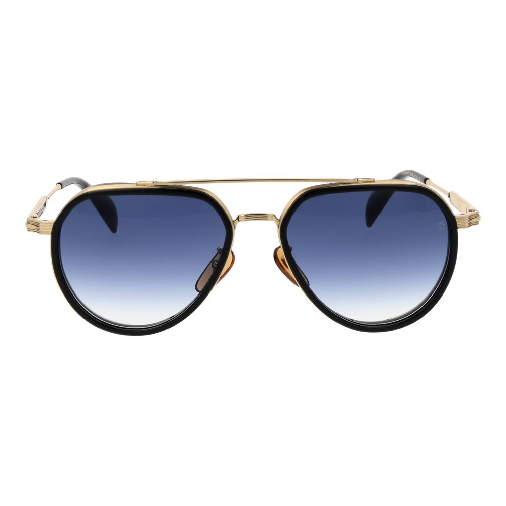 David Beckham Black Metal Sunglasses
