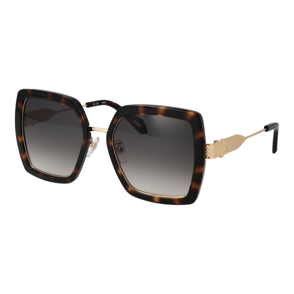 Just Cavalli Black Stainless Steel Sunglasses