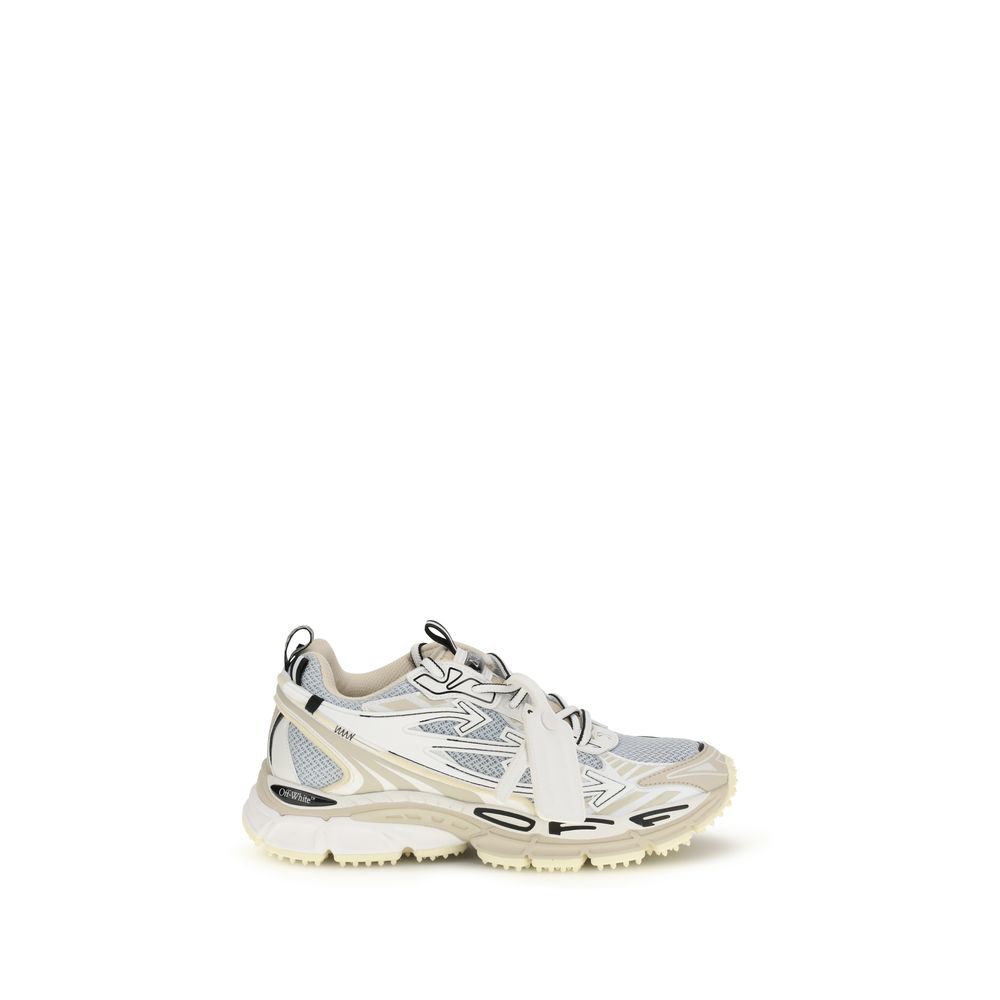 Off-White Multicolor Polyethylene Athletic Sneakers