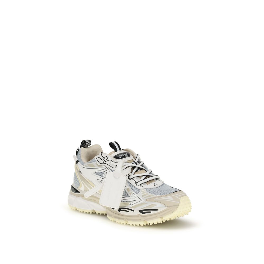 Off-White Multicolor Polyethylene Athletic Sneakers