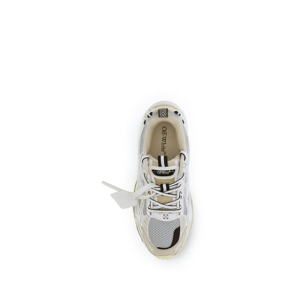 Off-White Multicolor Polyethylene Athletic Sneakers