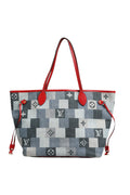 Louis Vuitton Neverfull Patchwork Monogram Denim Tote Bag