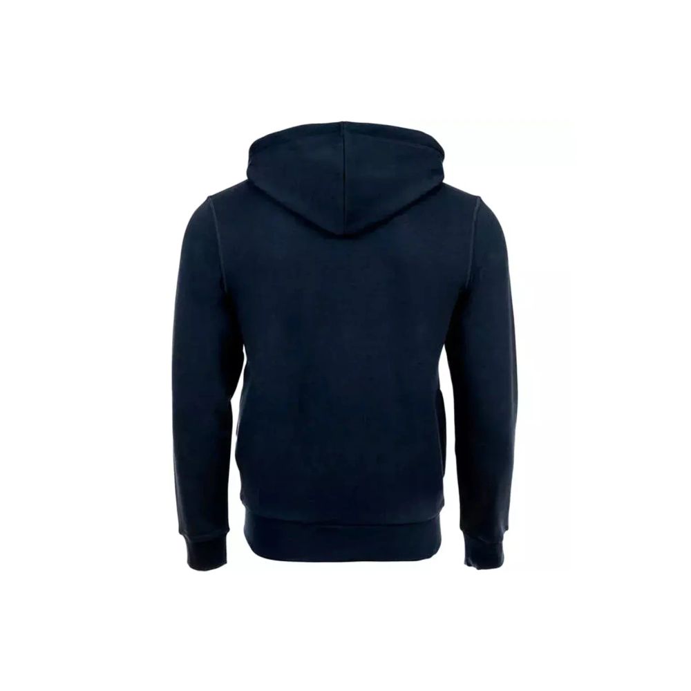 Emporio Armani Underwear Blue Cotton Hoodie