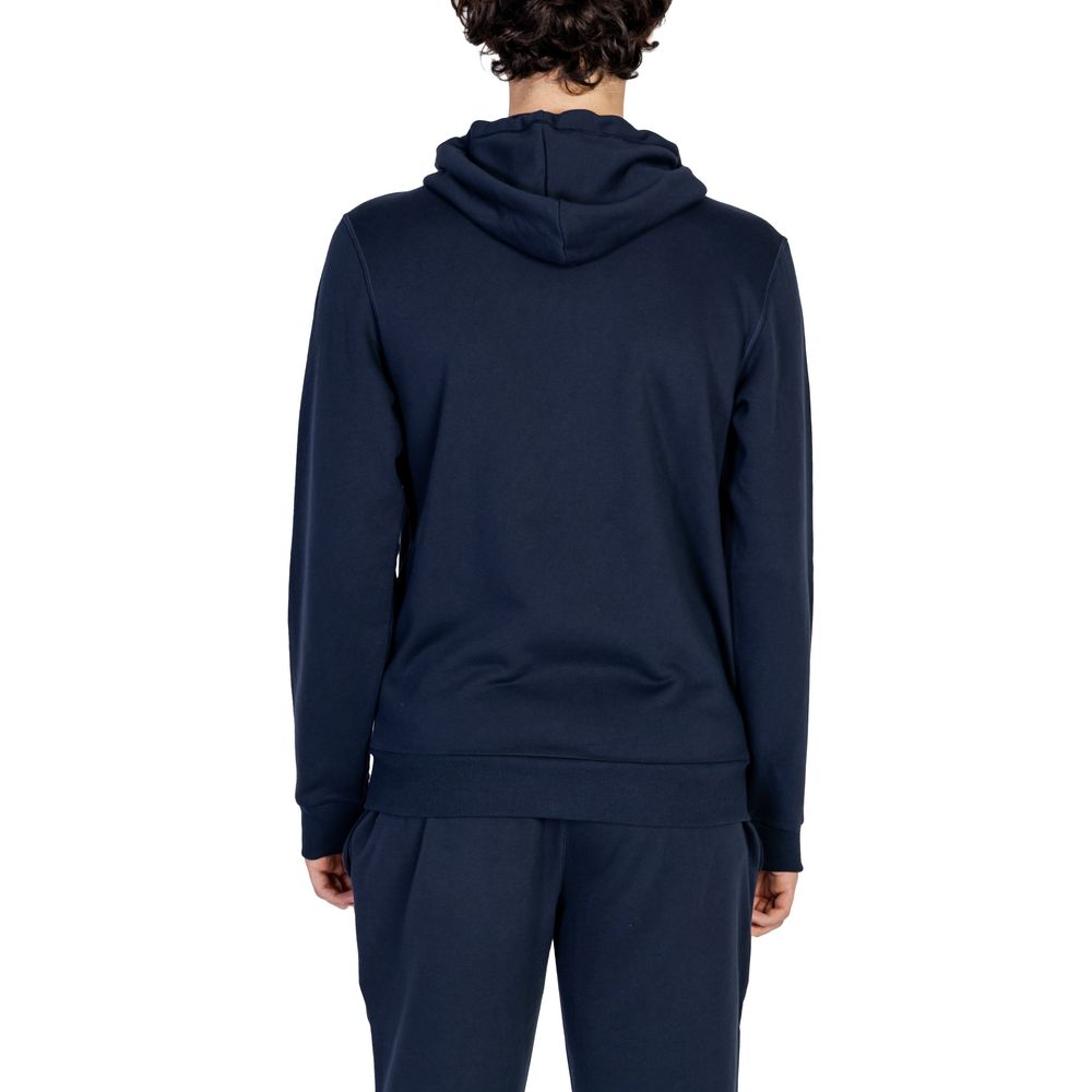 Emporio Armani Underwear Blue Cotton Hoodie