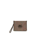 Etro Multicolor Cotton Clutch Bag