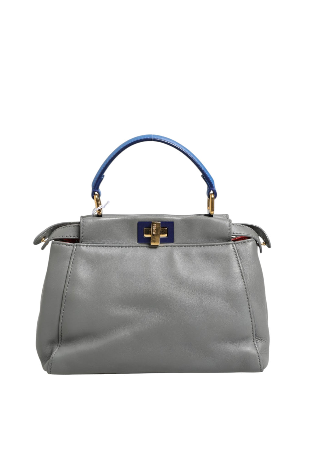 Fendi Mini Peekaboo Blue Grey