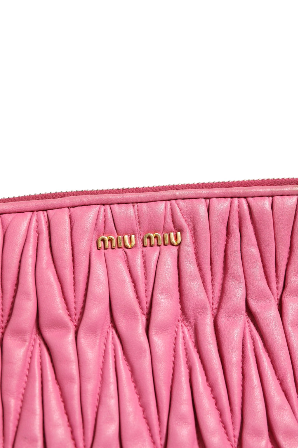 Miu Miu Matelassé Leather Shoulder Bag