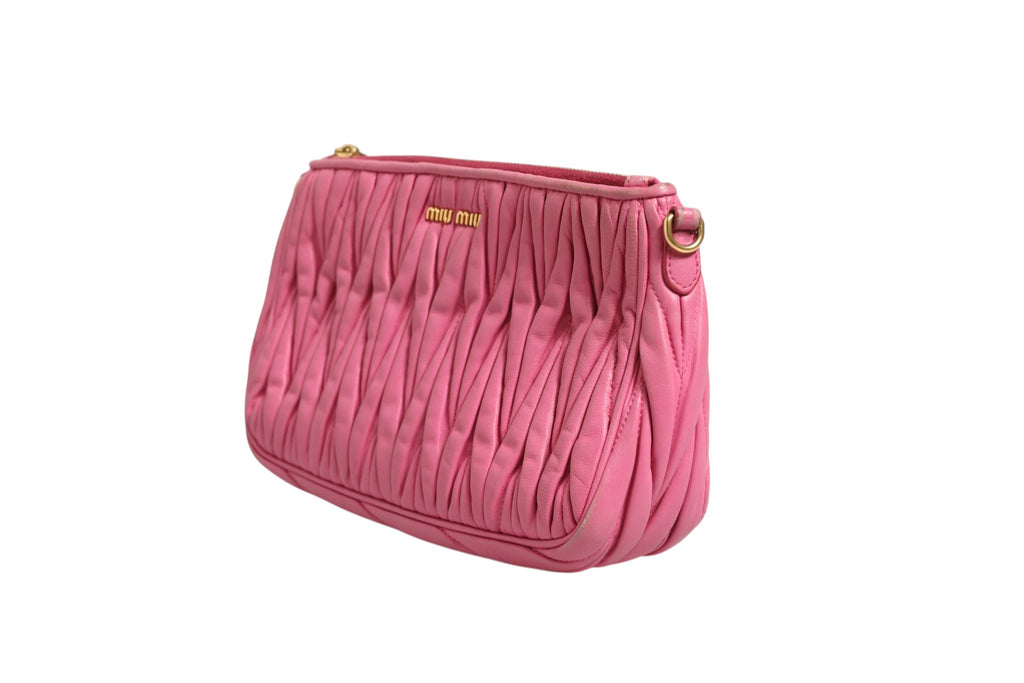 Miu Miu Matelassé Leather Shoulder Bag