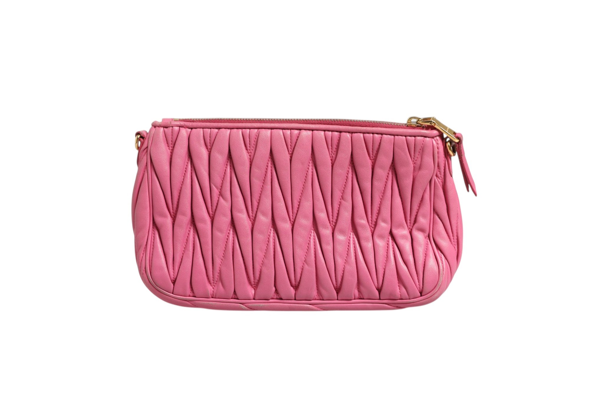Miu Miu Matelassé Leather Shoulder Bag