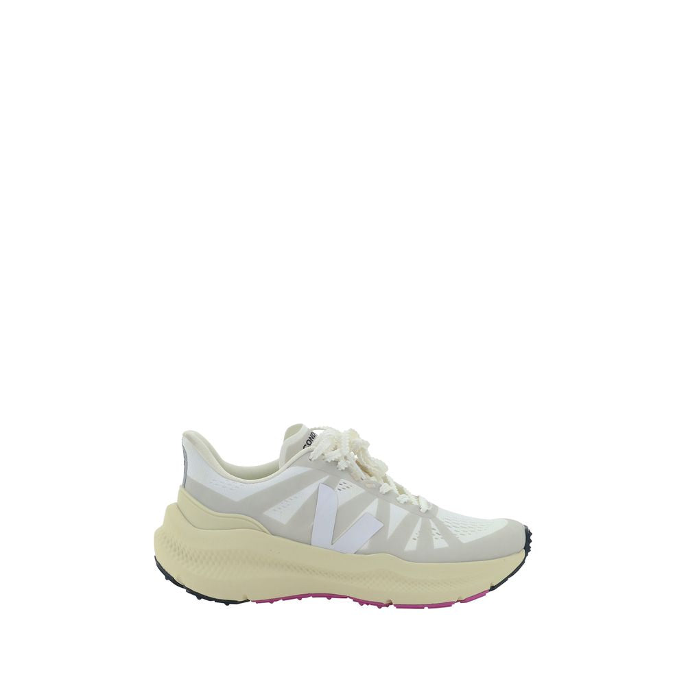 Veja White Polyester Athletic Sneakers