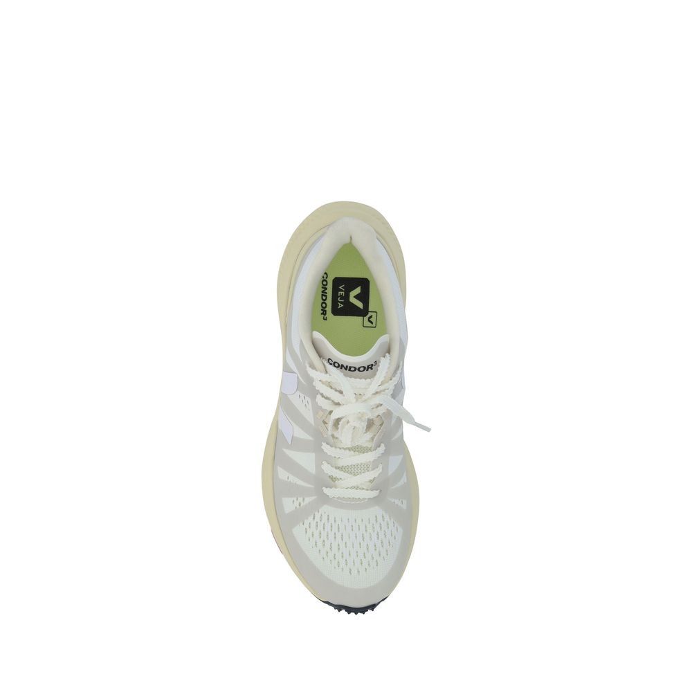 Veja White Polyester Athletic Sneakers