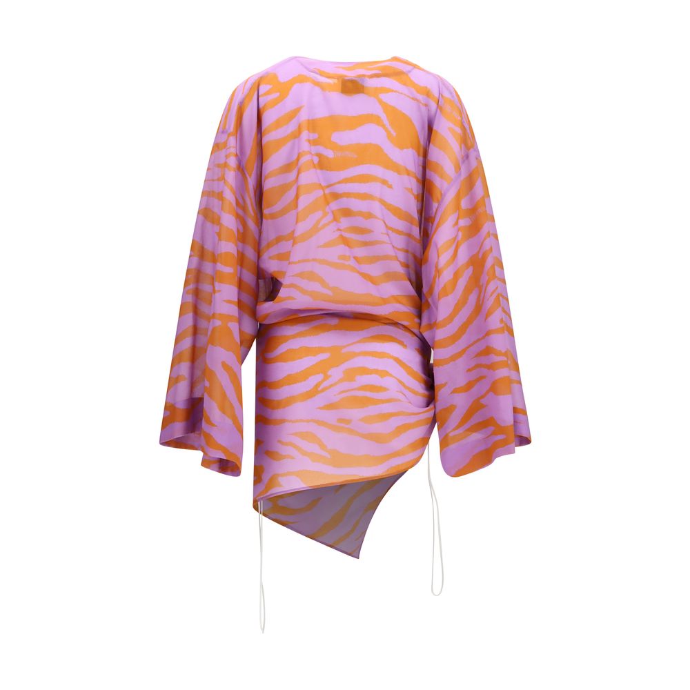 The Attico Multicolor Cotton Pattern Shirt