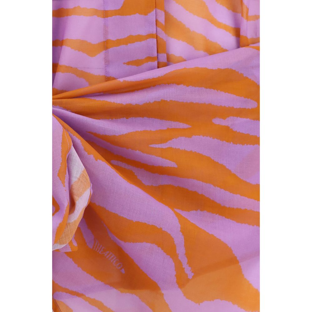 The Attico Multicolor Cotton Pattern Shirt