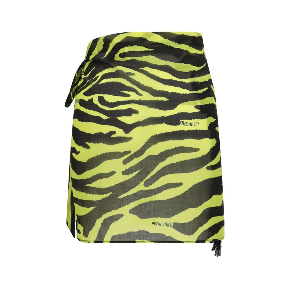 The Attico Bicolor Cotton Cover-Ups